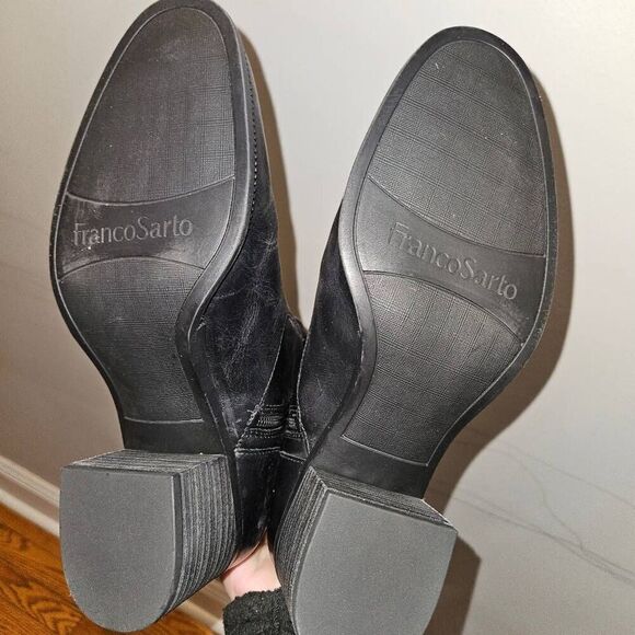 Black Franco Sarto Tall Standard Calf Boots - Picture 7 of 9